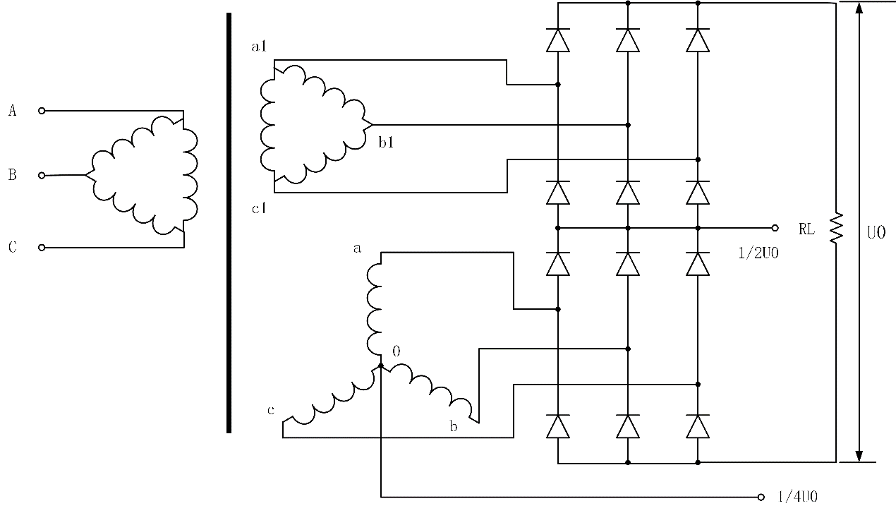 12脈波整流變壓器 幹式 三繞組變壓器 ZSCB-1000KVA&emsp;D/D0-Y11 移相整流變壓器示例圖1